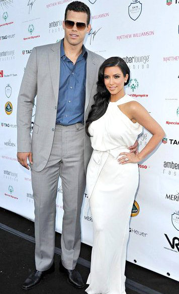 Kim Kardashian Makes First Post-Engagement Public Appearance With Fiance
