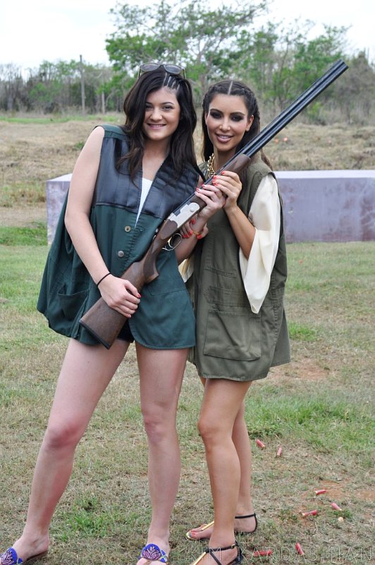 Pictures: Kim Kardashian Skeet Shooting in The Dominican Republic