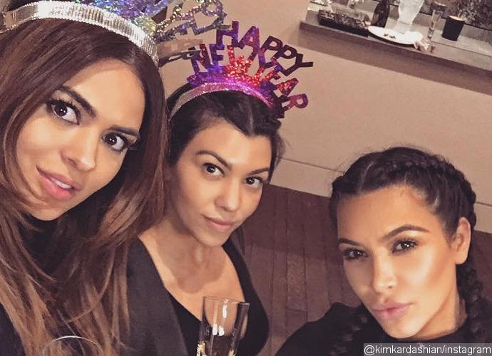 See Kourtney and Kim Kardashian Welcoming New Year With Low-Key Celebration