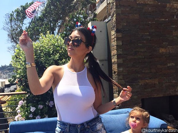 Kourtney Kardashian Celebrates Fourth of July Without Scott Disick