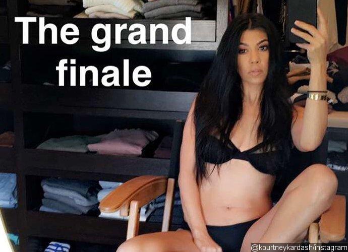 Her Best Clothes? Kourtney Kardashian Poses in Lingerie in Her Huge Closet