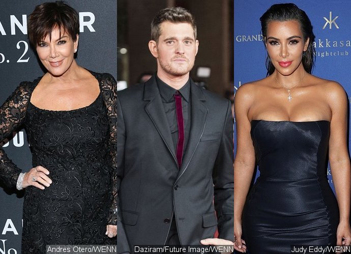 Kris Jenner Confronted Michael Buble for Making Joke About Kim Kardashian's Sex Tape