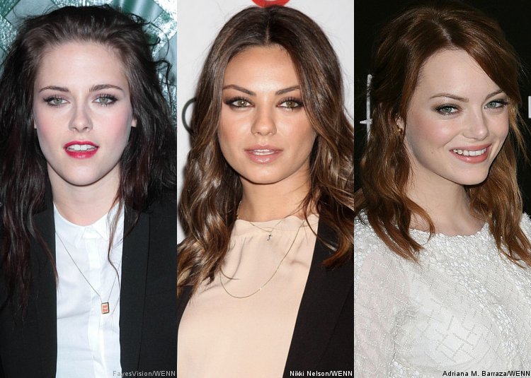 Kristen Stewart Mila Kunis Emma Stone Slated as Presenters at MTV Movie 