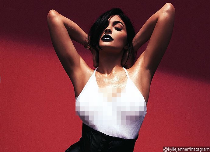 Kylie Jenner Flashes Nipples in Wet Tank Top. See the Racy Pic!