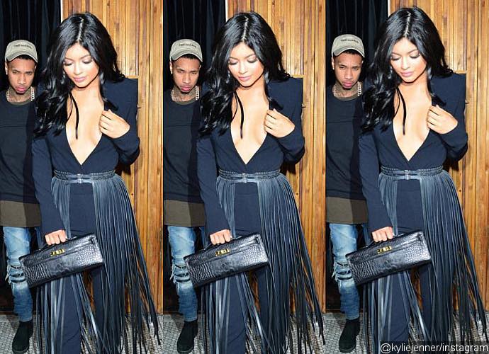 Kylie Jenner Shows Off Her Cleavage on a Date With Tyga