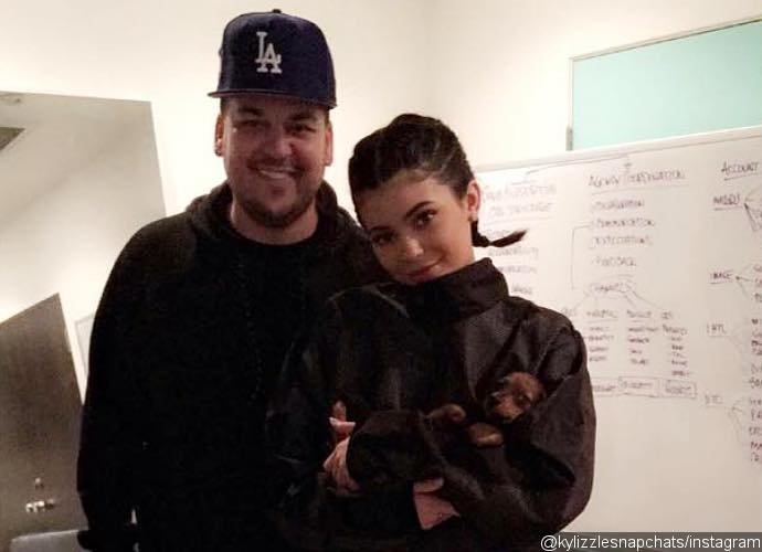 Kylie Jenner and Rob Kardashian on Good Terms Despite He Dating Blac Chyna. Here's the Evidence