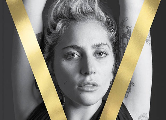 Lady GaGa Almost Flashes Nipple on V Magazine Cover