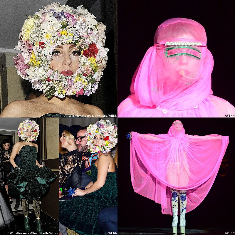 Pictures: Lady GaGa Opens Philip Treacy's Show at London Fashion Week