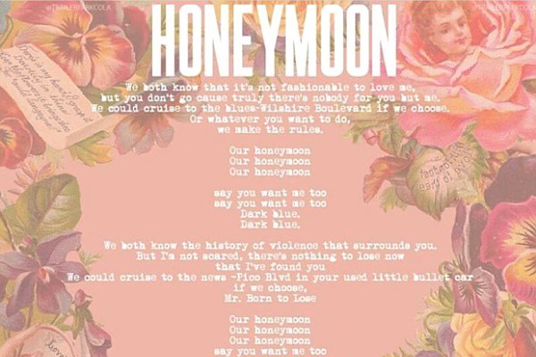 Lana Del Rey Unveils New Track 'Honeymoon' in Full