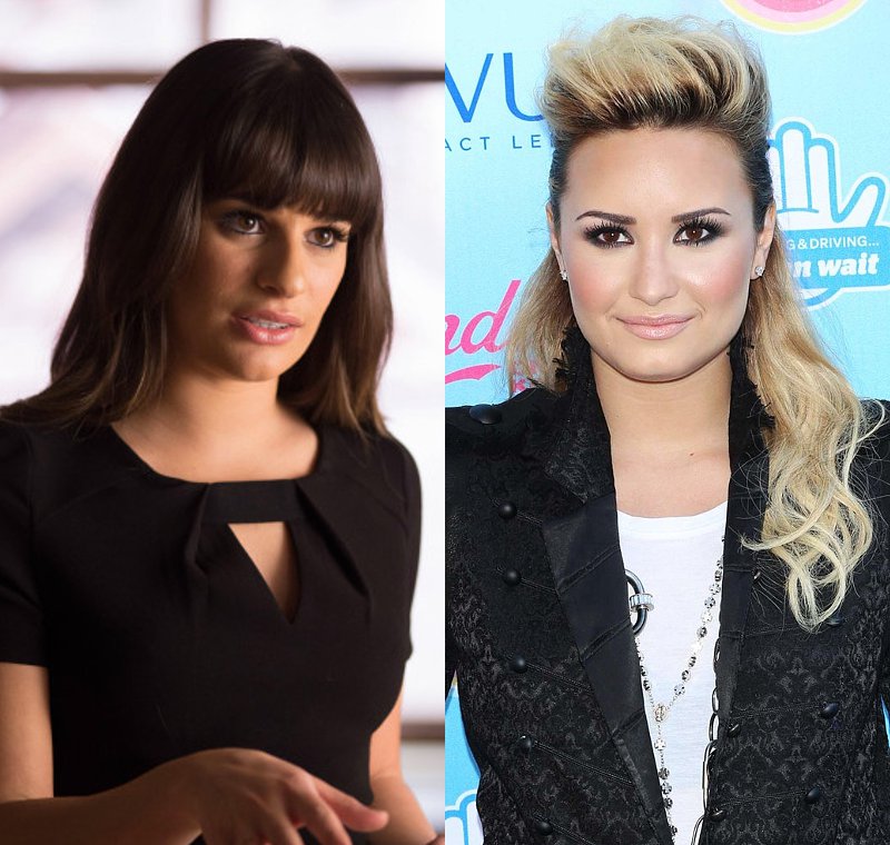 demi lovato and lea michele lea michele confirms demi lovato is coming to glee demi lovato and lea michele lea michele confirms demi lovato is coming to glee