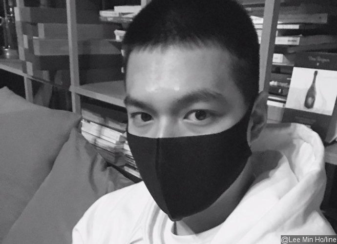 Lee Min Ho Shares New Photos With Buzz Cut as He Enters Military Training Center