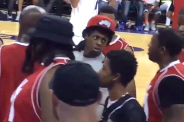Lil Wayne Starts Quarrel With Referee at Anti-Violence Charity Game