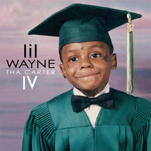 Lil Wayne Wears Graduation Gown in'Tha Carter IV' Cover Art