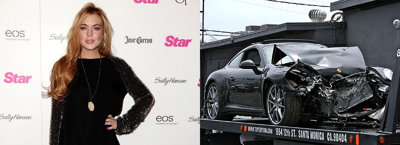 Lindsay Lohan Back to Work After Car Accident, Investigation Underway
