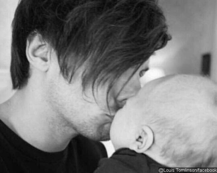 Louis Tomlinson Gives His Son Sweet Kiss as the Baby Turns Two Months Old