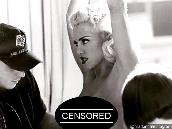 Madonna Shares Topless Throwback Pic