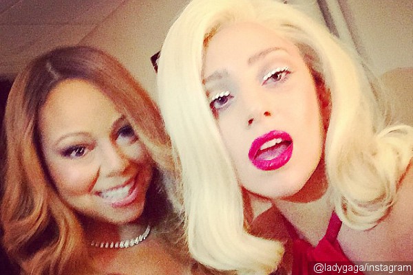 Mariah Carey and Lady GaGa Pose for Selfies