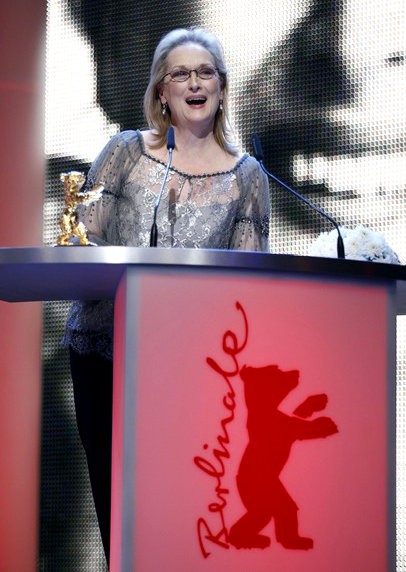 Meryl Streep Awarded With Honorary Golden Bear at 62nd Berlinale