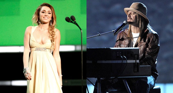 miley cyrus and kid rock perform at cnn heroes 2011