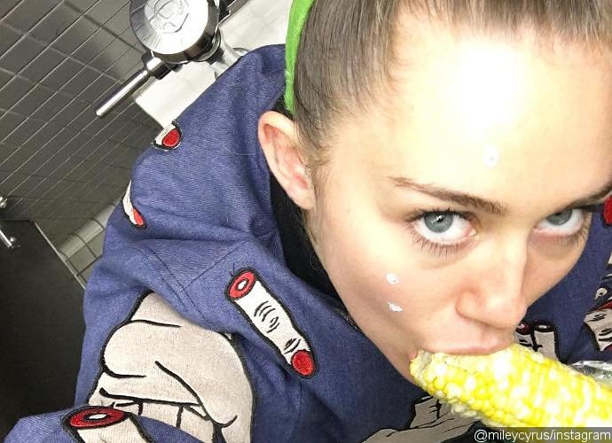 You'll Be Surprised to See What Miley Cyrus' Doing in Her Latest Selfie