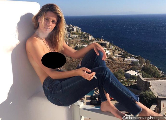 Mischa Barton Is Literally Smoking Hot as She Goes Topless in This Photo