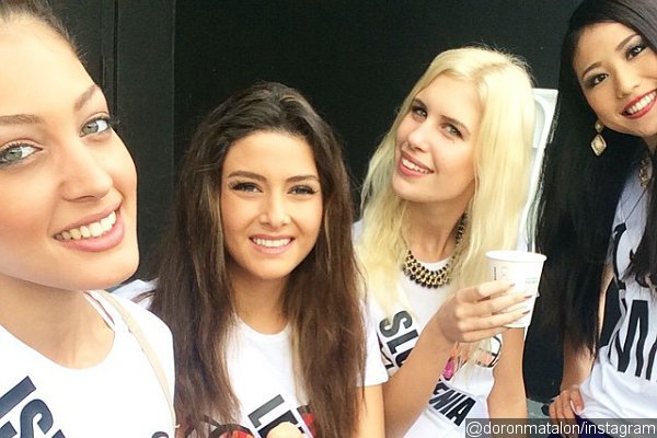 Miss Lebanon Saly Greige Criticized After Posing for Selfie With Miss Israel Doron Matalon