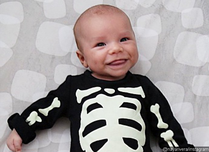 Naya Rivera Shares First Picture of Baby Boy in Skeleton Onesie