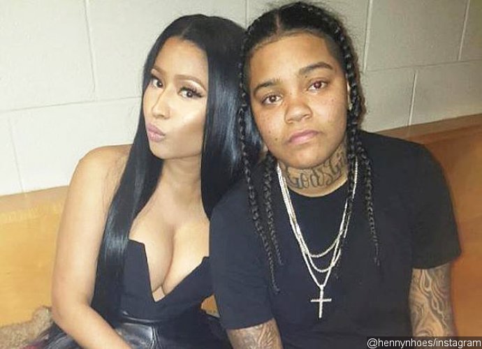 nicki minaj flirting with rapper young m a following meek mill split nicki minaj flirting with rapper young m a following meek mill split