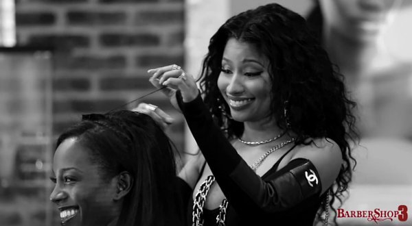 Nicki Minaj Featured in 'Barbershop 3' First-Look Video