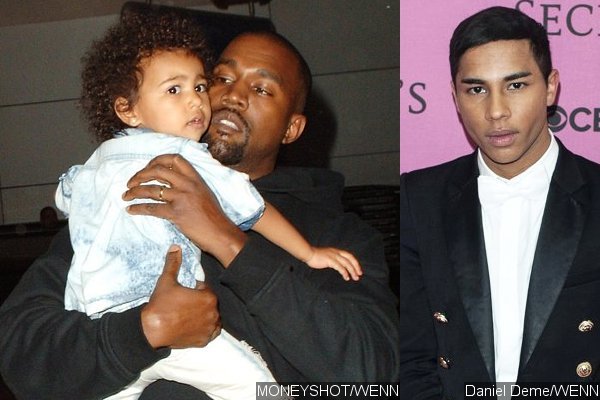 North's Dad Is Kanye West, NOT Balmain's Creative Director Olivier Rousteing