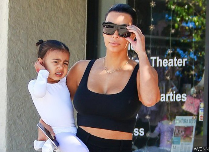 Ouch! North West Spotted Falling Down During Outing With Kim Kardashian