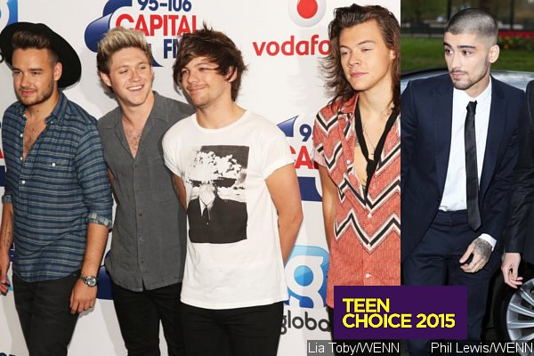 One Direction Pitted Against Zayn Malik for Male Hottie at 2015 Teen Choice Awards