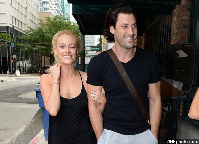 Peta Murgatroyd Shows Off Engagement Ring While Strolling With Maksim Chmerkovskiy After Proposal