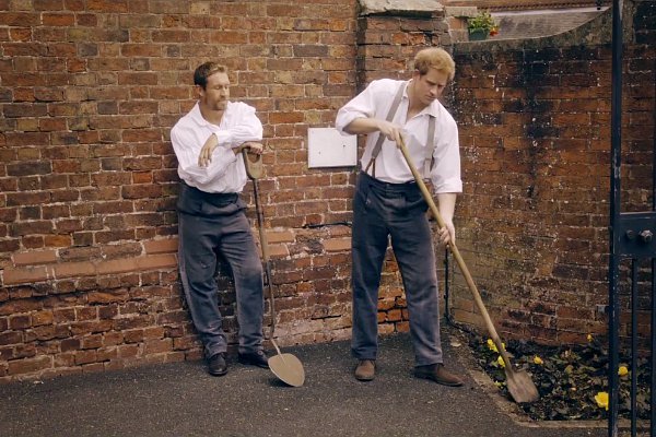Prince Harry Makes His Acting Debut as Gardener in Rugby World Cup Sketch