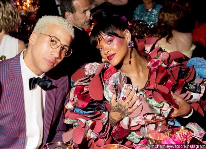 Rihanna Spotted Cozying Up to Olympic Fencer Miles Chamley-Watson at Met Gala After-Party