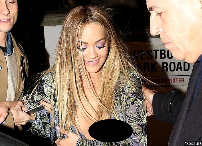 Oops! Rita Ora Flashes Her Nipple After 'The X Factor' Live Show