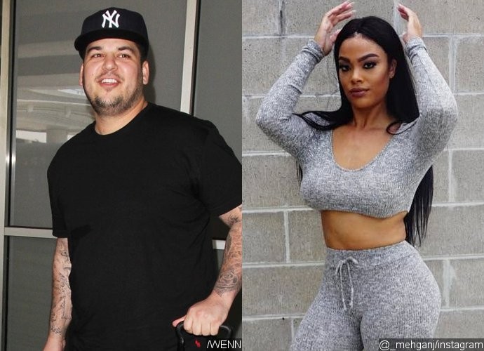 Rob Kardashian Denies Dating Mehgan James on Twitter, She Retweets It