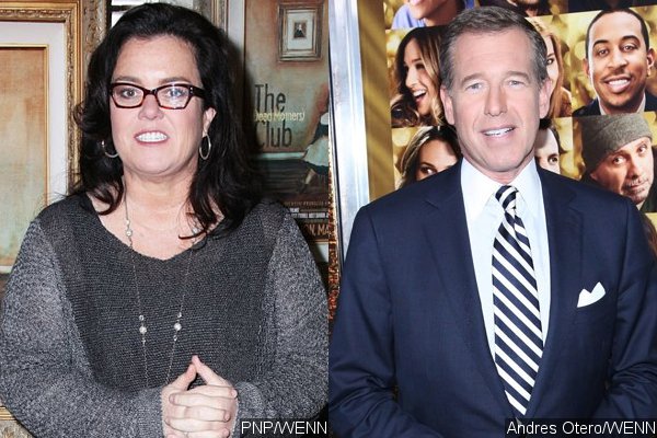 Rosie O'Donnell Disses Brian Williams and Jokes About Marital Problem