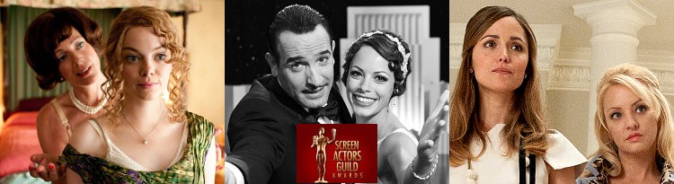 2012  SAG Awards Nominations in Movie: 'The Help', 'The Artist', 'Bridesmaids'