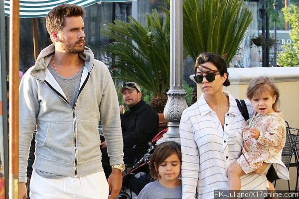 Scott Disick Spotted Together With Kourtney Kardashian and Kids for the First Time Since Their Split