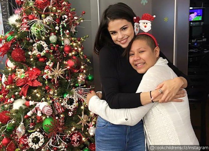 Selena Gomez and Jennifer Lawrence Surprise Young Fans at Children's Hospitals