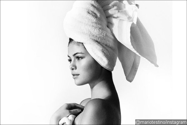 Selena Gomez Shows Off Hourglass Figure for Mario Testino's Towel Series