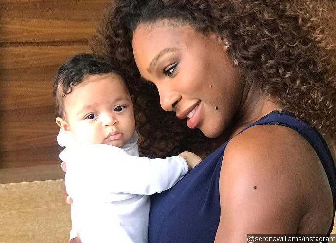 Serena Williams' Daughter Alexis Olympia Cutely Cheers Her On at First Post-Baby Match