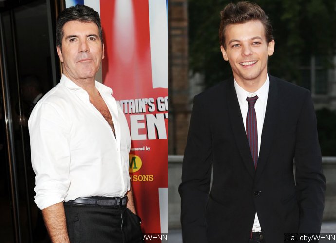 Simon Cowell Would Love to Be Godfather to Louis Tomlinson's Baby