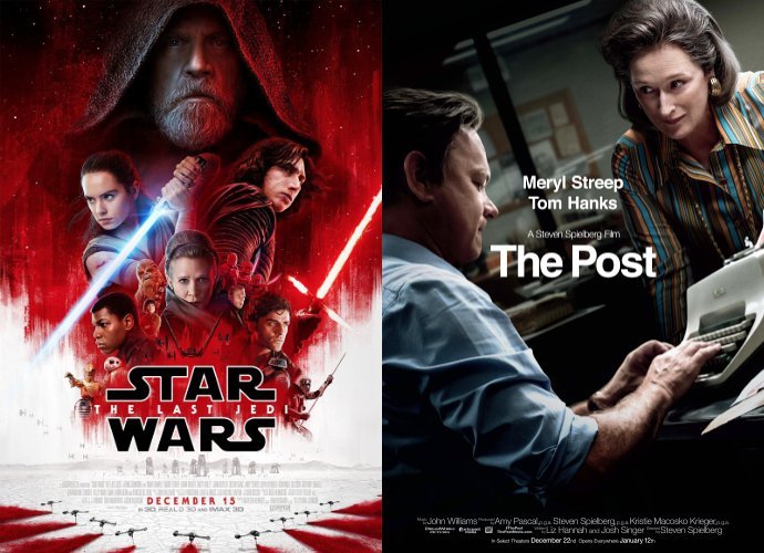'Star Wars: The Last Jedi' Repeats Box Office Win With $68.5M, 'The Post' Debuts Strong