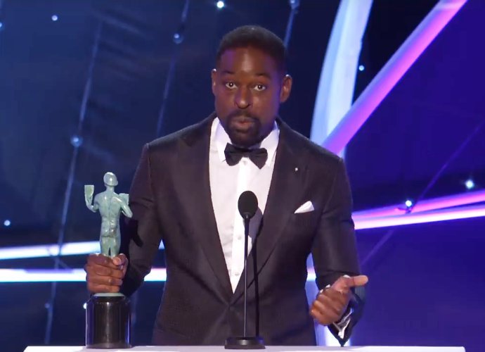 Sterling K. Brown Reveals He Keeps His Awards in the Garage at 2018 SAG Awards