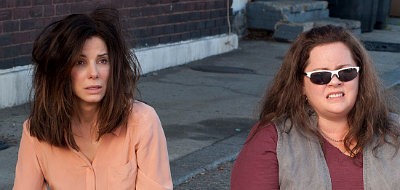 Sandra Bullock and Melissa McCarthy play unlikely partners in a buddy-cop movie