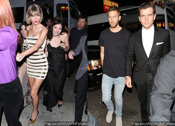 Taylor Swift and Calvin Harris Get 'Super Affectionate' at Grammy After-Party