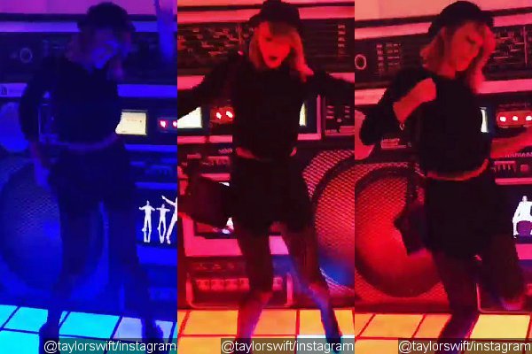 Video: Taylor Swift Does 'Embarrassing' Dance at Her Own Grammy Museum Exhibit