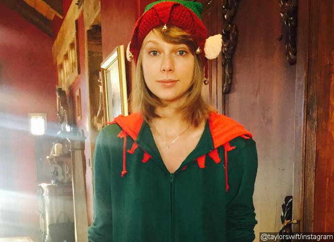 Taylor Swift Is a Makeup-Free Elf Before Getting 60M Instagram Followers on Christmas Eve